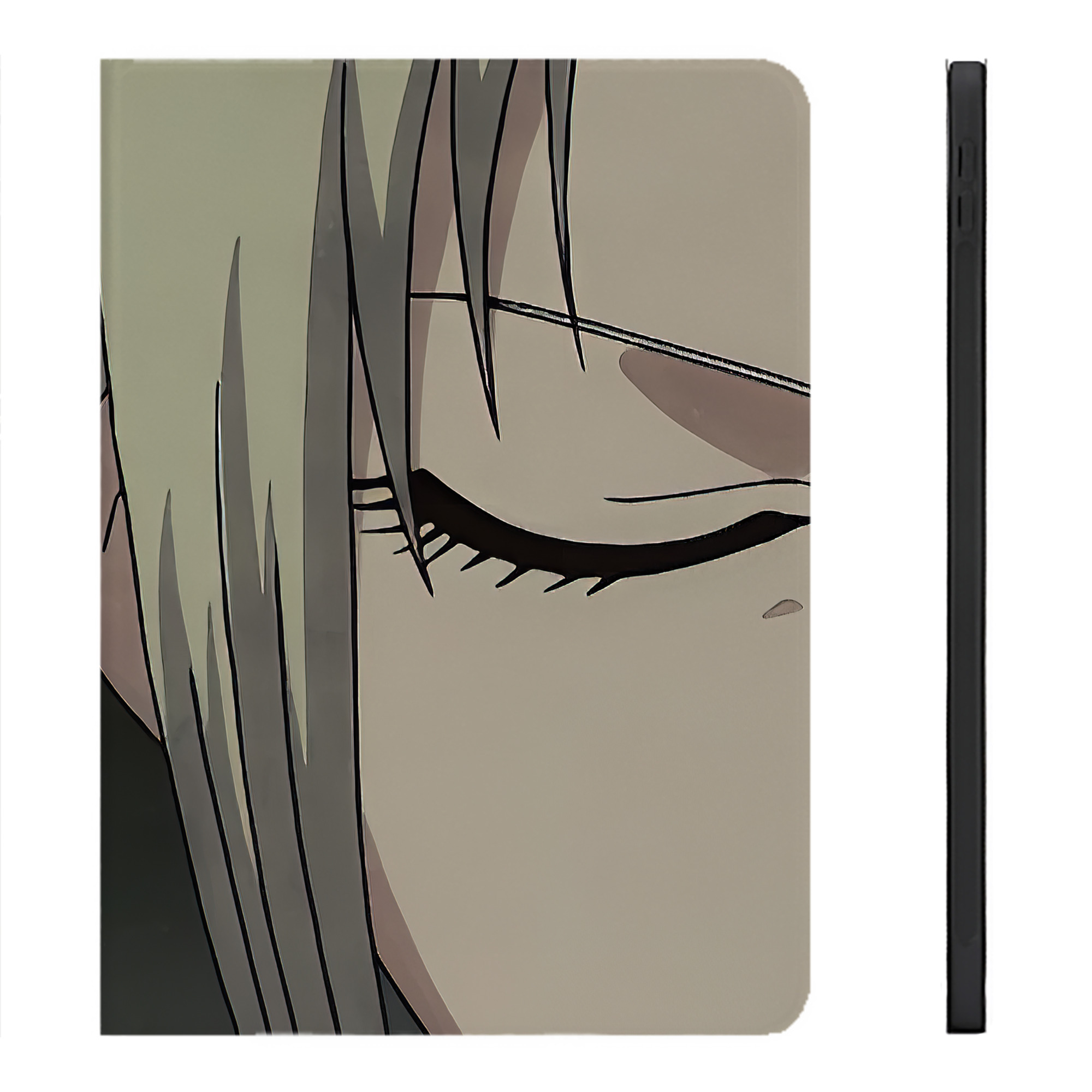 （画像用） ぎんたま 坂田銀時（さかたぎんとき） 神楽 志村新八（しむら しんぱち） GINTAMA Sakata Gintoki Kagura Shimura Shinpachi IPadケース ペンホルダー付き ブックスタイルデザイン
